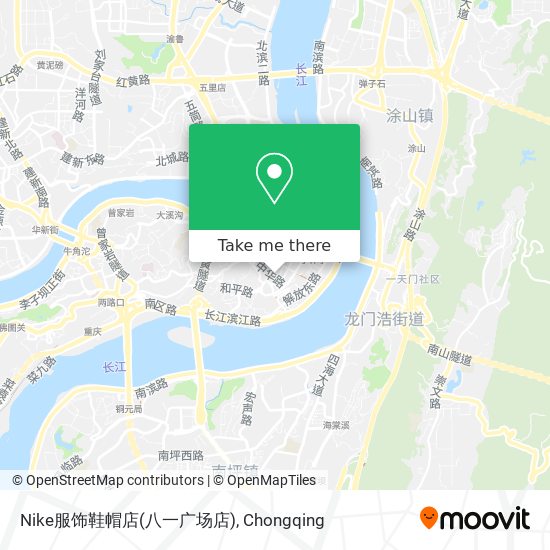 Nike服饰鞋帽店(八一广场店) map