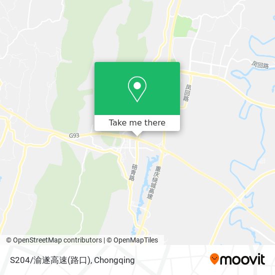 S204/渝遂高速(路口) map