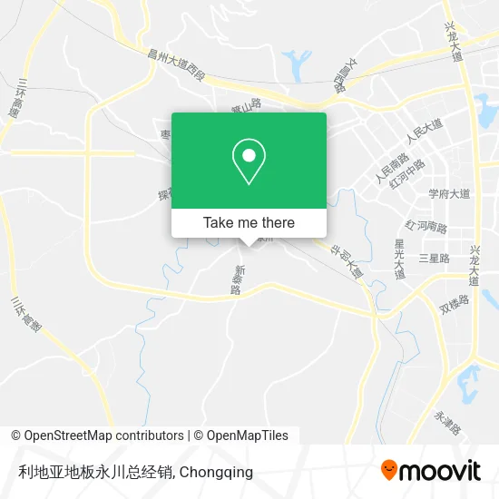 利地亚地板永川总经销 map