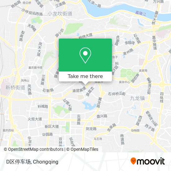 D区停车场 map