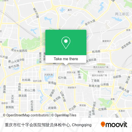 重庆市红十字会医院驾驶员体检中心 map