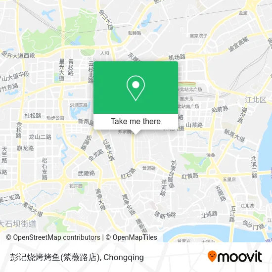 彭记烧烤烤鱼(紫薇路店) map