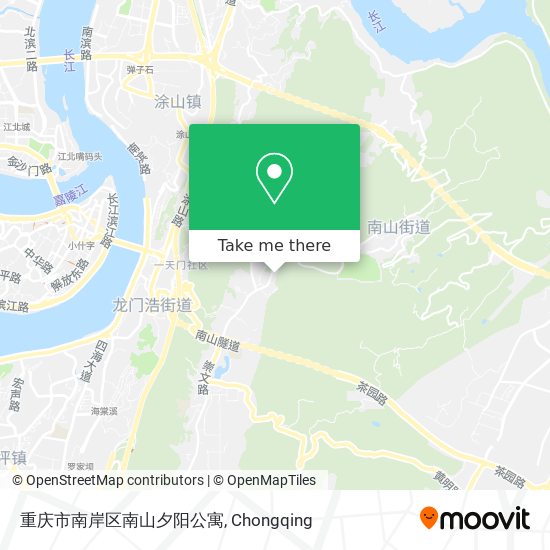 重庆市南岸区南山夕阳公寓 map