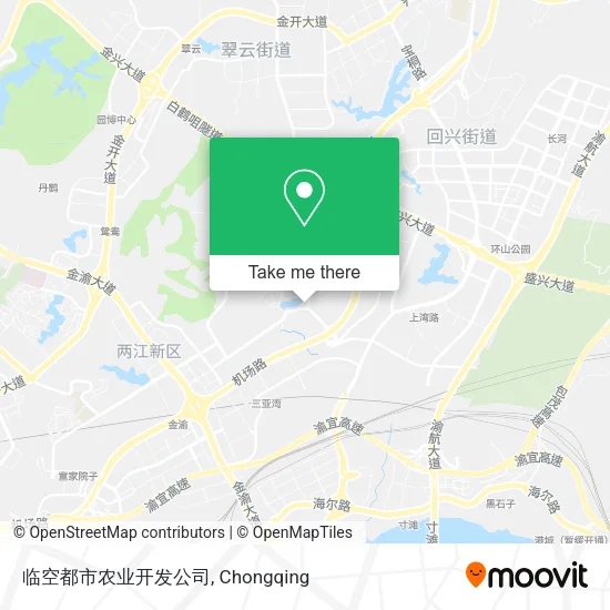 临空都市农业开发公司 map