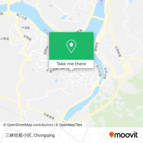 三峡轮船小区 map