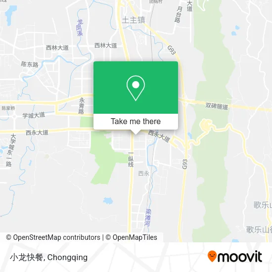 小龙快餐 map