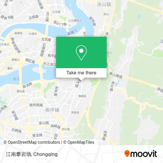 江南攀岩场 map