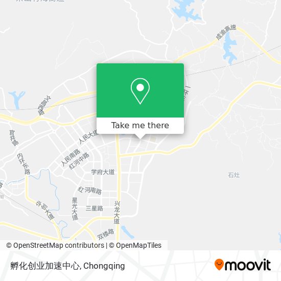 孵化创业加速中心 map