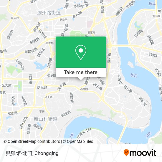 熊猫馆-北门 map