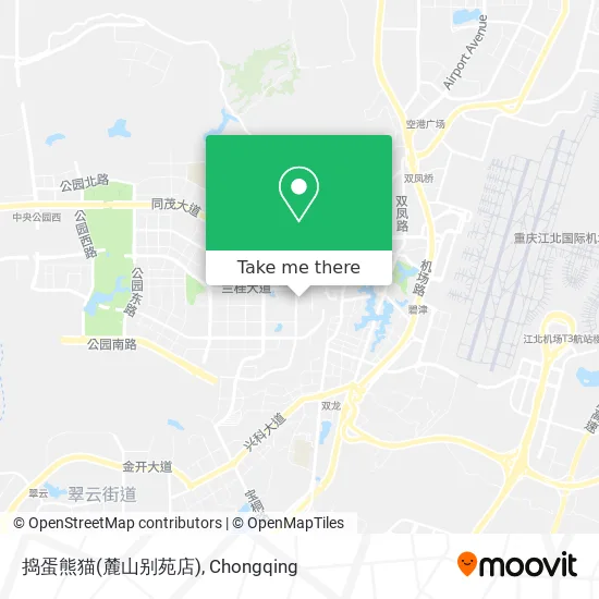 捣蛋熊猫(麓山别苑店) map