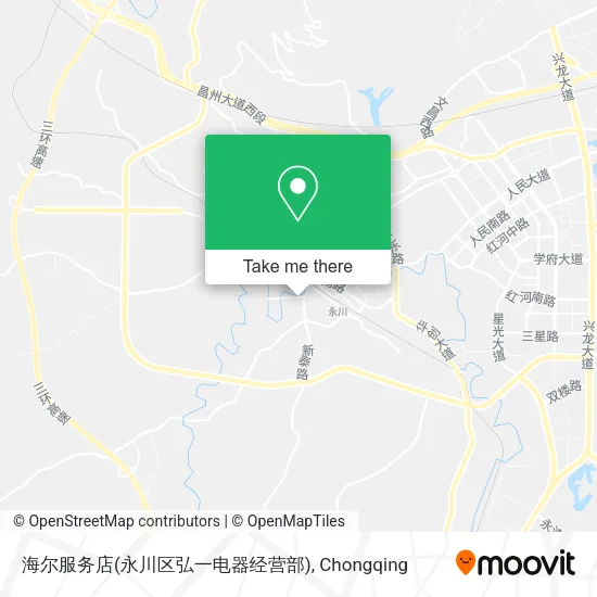 海尔服务店(永川区弘一电器经营部) map