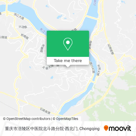 重庆市涪陵区中医院北斗路分院-西北门 map