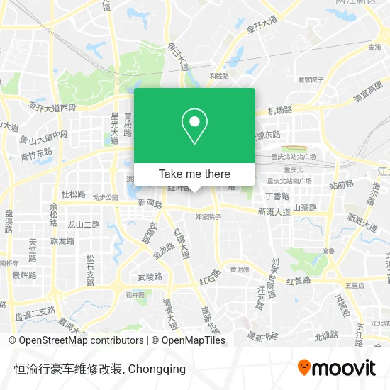 恒渝行豪车维修改装 map