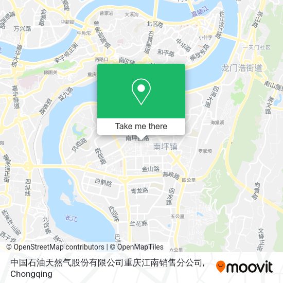 中国石油天然气股份有限公司重庆江南销售分公司 map