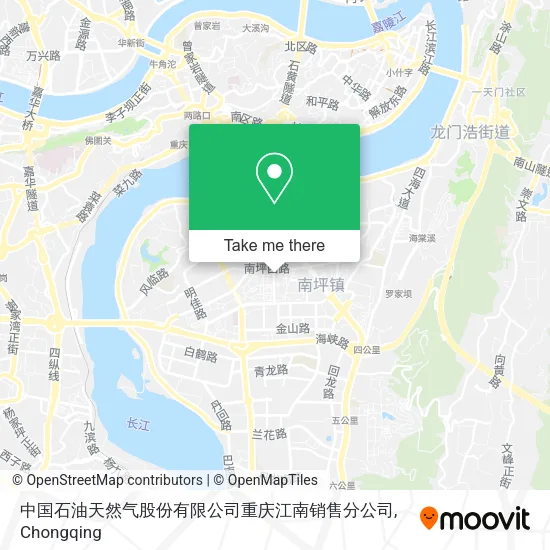 中国石油天然气股份有限公司重庆江南销售分公司 map