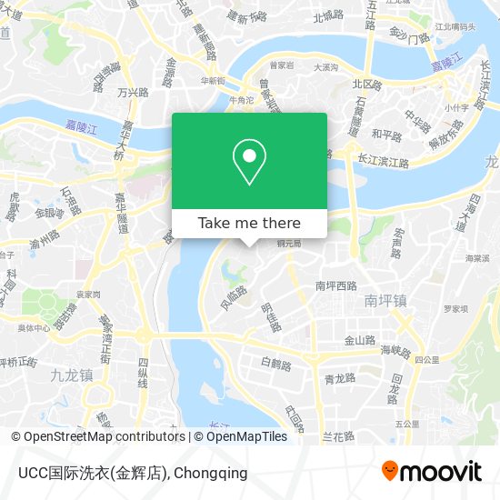 UCC国际洗衣(金辉店) map