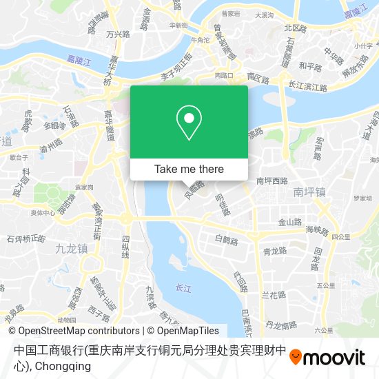 中国工商银行(重庆南岸支行铜元局分理处贵宾理财中心) map