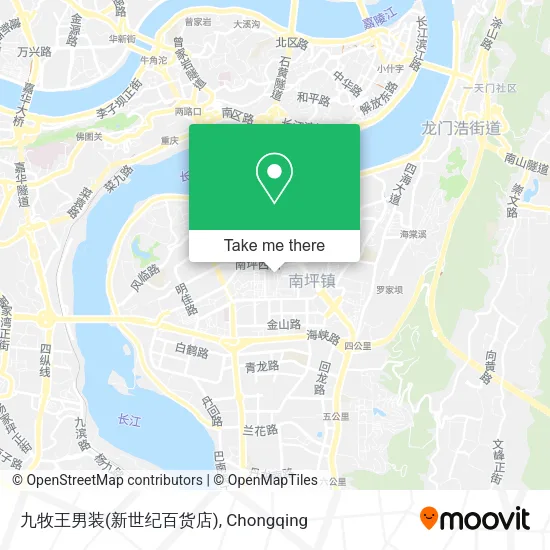 九牧王男装(新世纪百货店) map
