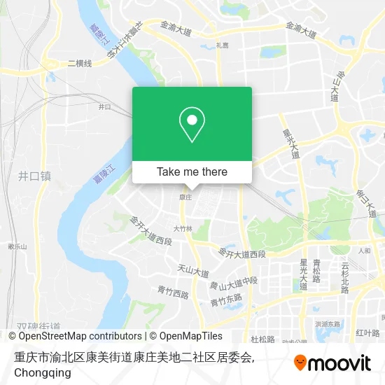 重庆市渝北区康美街道康庄美地二社区居委会 map