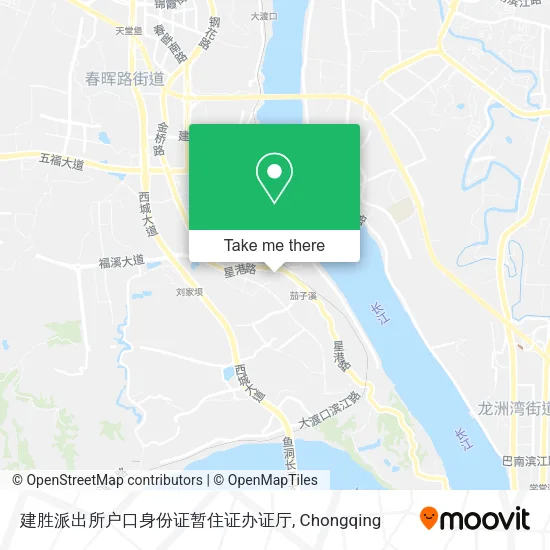 建胜派出所户口身份证暂住证办证厅 map