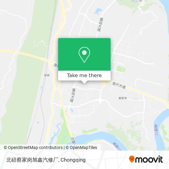 北碚蔡家岗旭鑫汽修厂 map