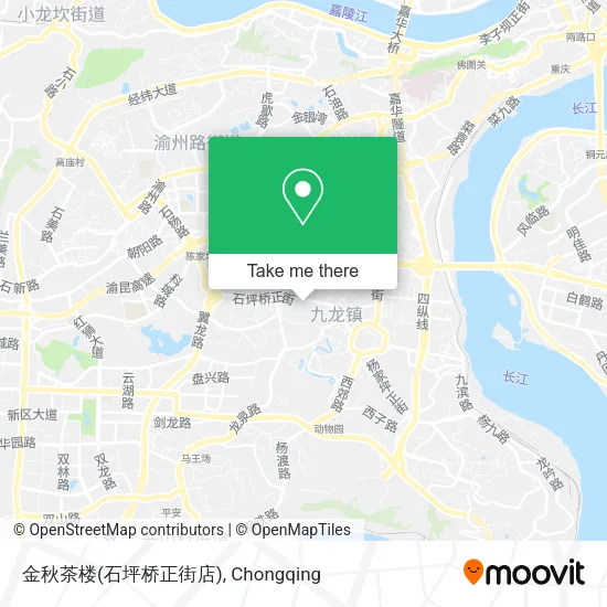 金秋茶楼(石坪桥正街店) map