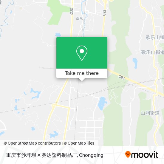 重庆市沙坪坝区赛达塑料制品厂 map