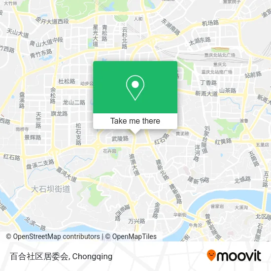 百合社区居委会 map