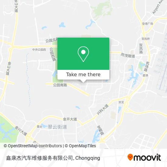鑫康杰汽车维修服务有限公司 map