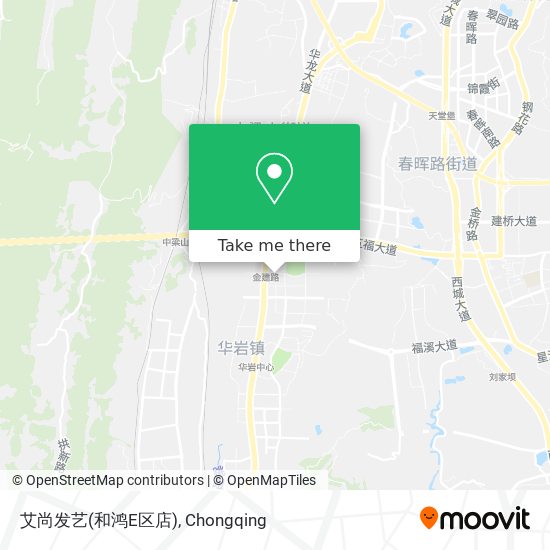 艾尚发艺(和鸿E区店) map