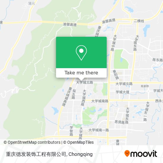 重庆德发装饰工程有限公司 map