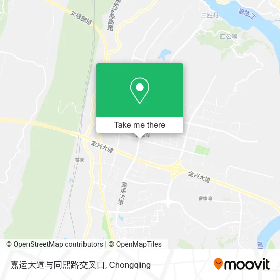 嘉运大道与同熙路交叉口 map