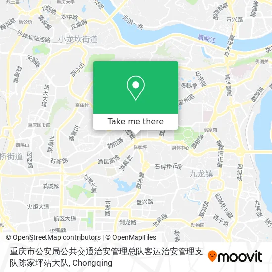 重庆市公安局公共交通治安管理总队客运治安管理支队陈家坪站大队 map