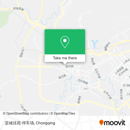 棠城佳苑-停车场 map