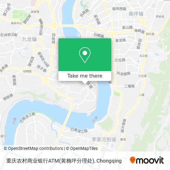 重庆农村商业银行ATM(黄桷坪分理处) map