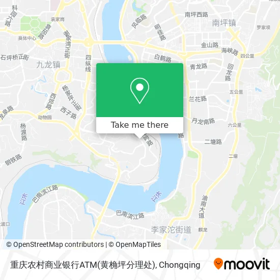 重庆农村商业银行ATM(黄桷坪分理处) map