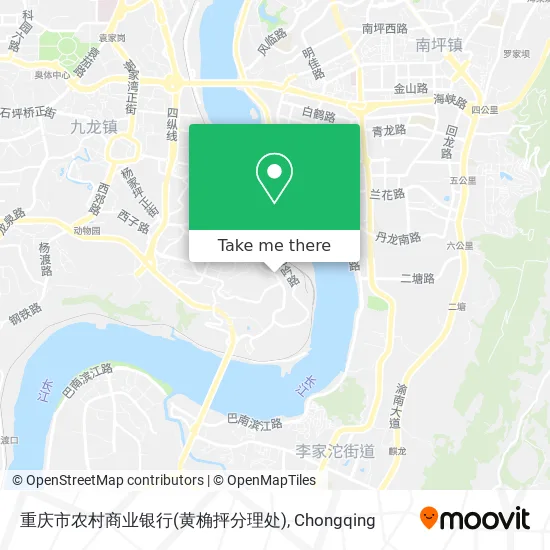 重庆市农村商业银行(黄桷抨分理处) map