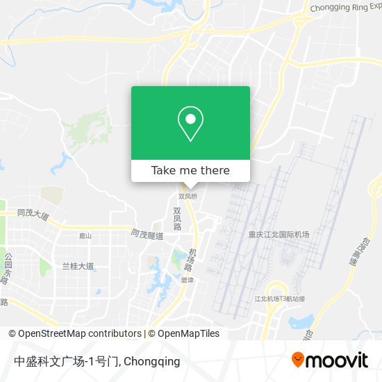 中盛科文广场-1号门 map