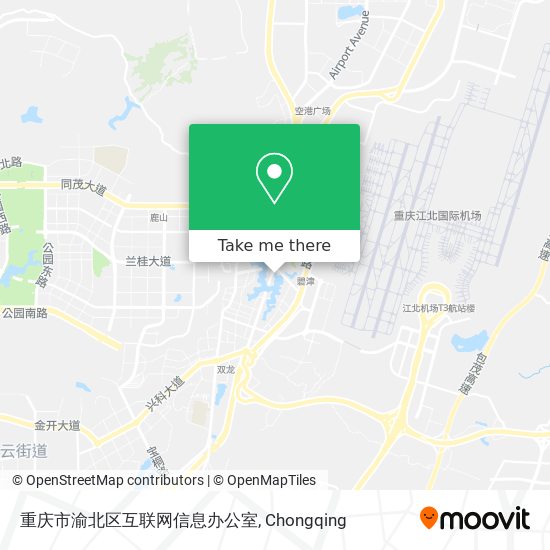 重庆市渝北区互联网信息办公室 map