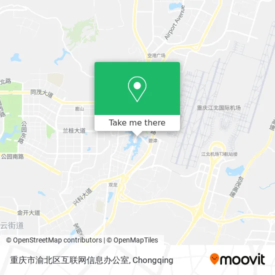 重庆市渝北区互联网信息办公室 map