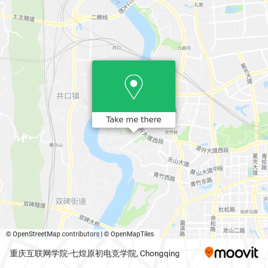 重庆互联网学院-七煌原初电竞学院 map