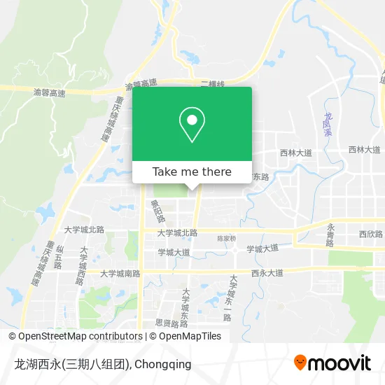龙湖西永(三期八组团) map
