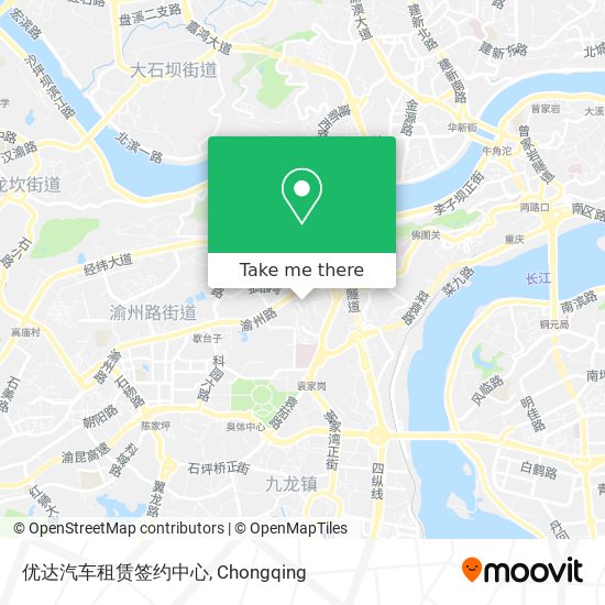 优达汽车租赁签约中心 map
