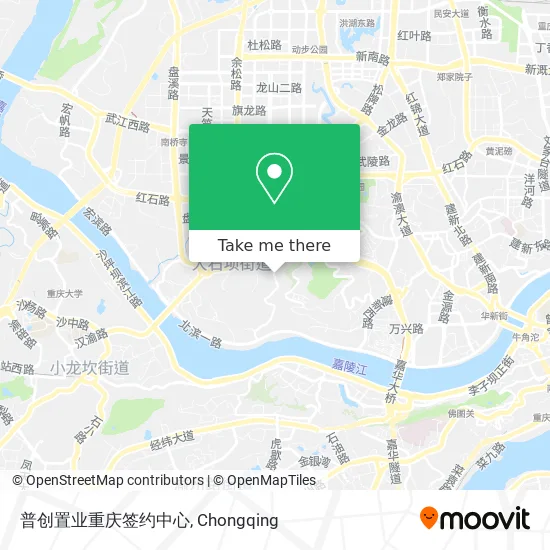 普创置业重庆签约中心 map