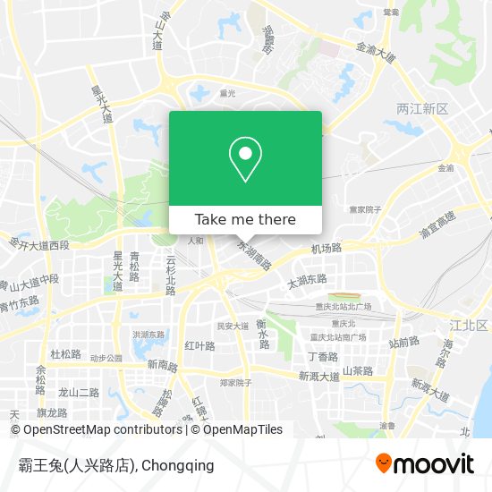 霸王兔(人兴路店) map