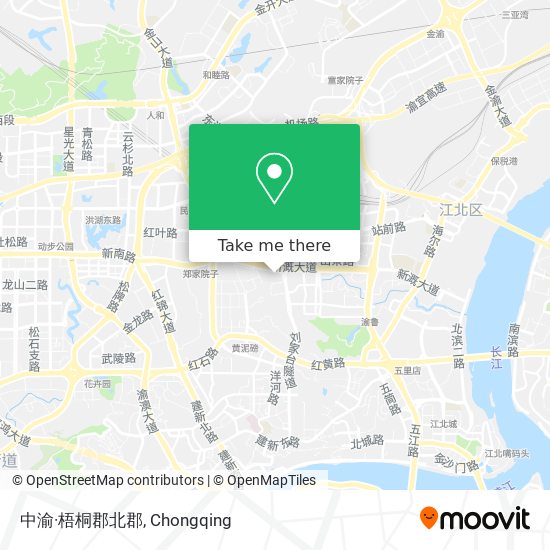 中渝·梧桐郡北郡 map