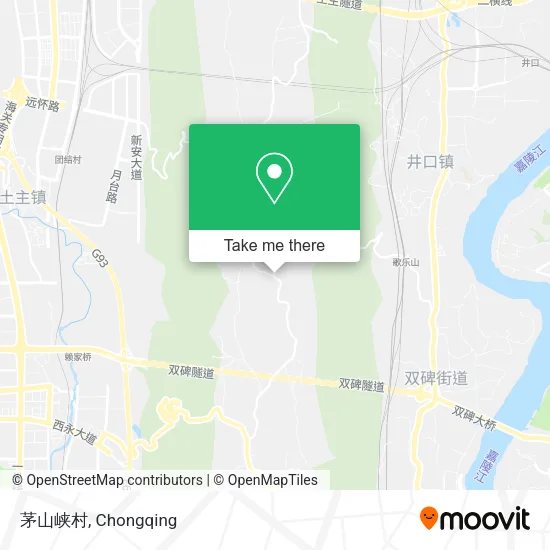 茅山峡村 map