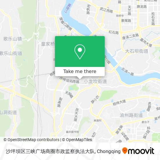 沙坪坝区三峡广场商圈市政监察执法大队 map