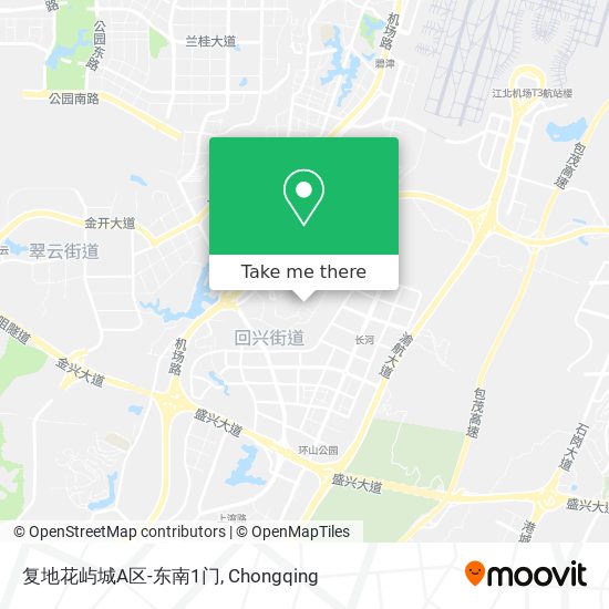 复地花屿城A区-东南1门 map