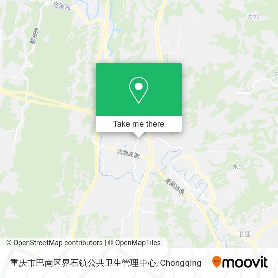 重庆市巴南区界石镇公共卫生管理中心 map